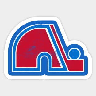 Quebec Nordiques  -- 90s Hockey Team Sticker